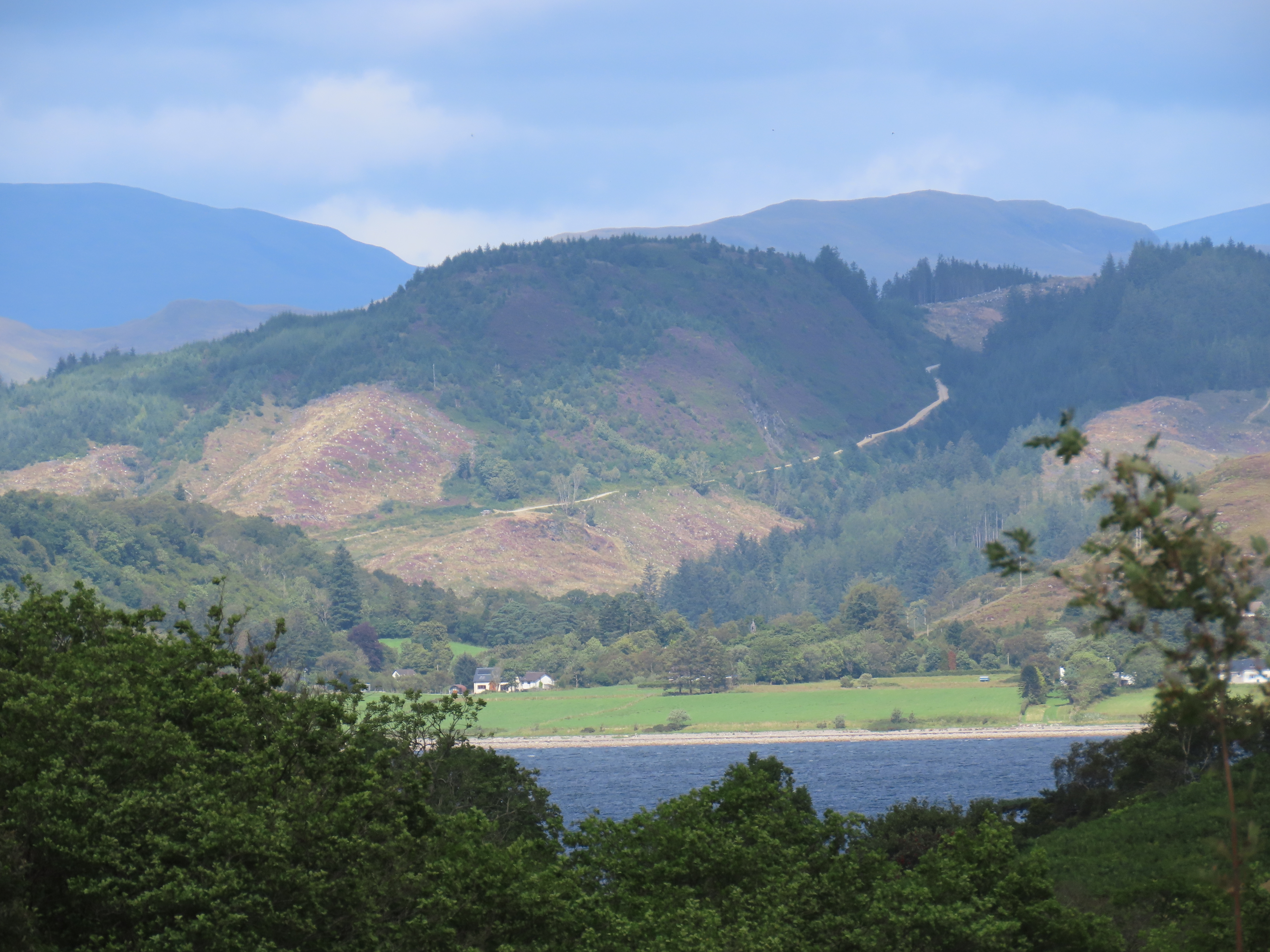 View over Kentallen Bay to Onich
